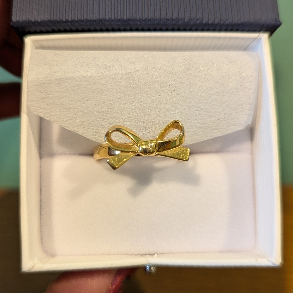 Kate Spade Skinny Mini Bow Ring